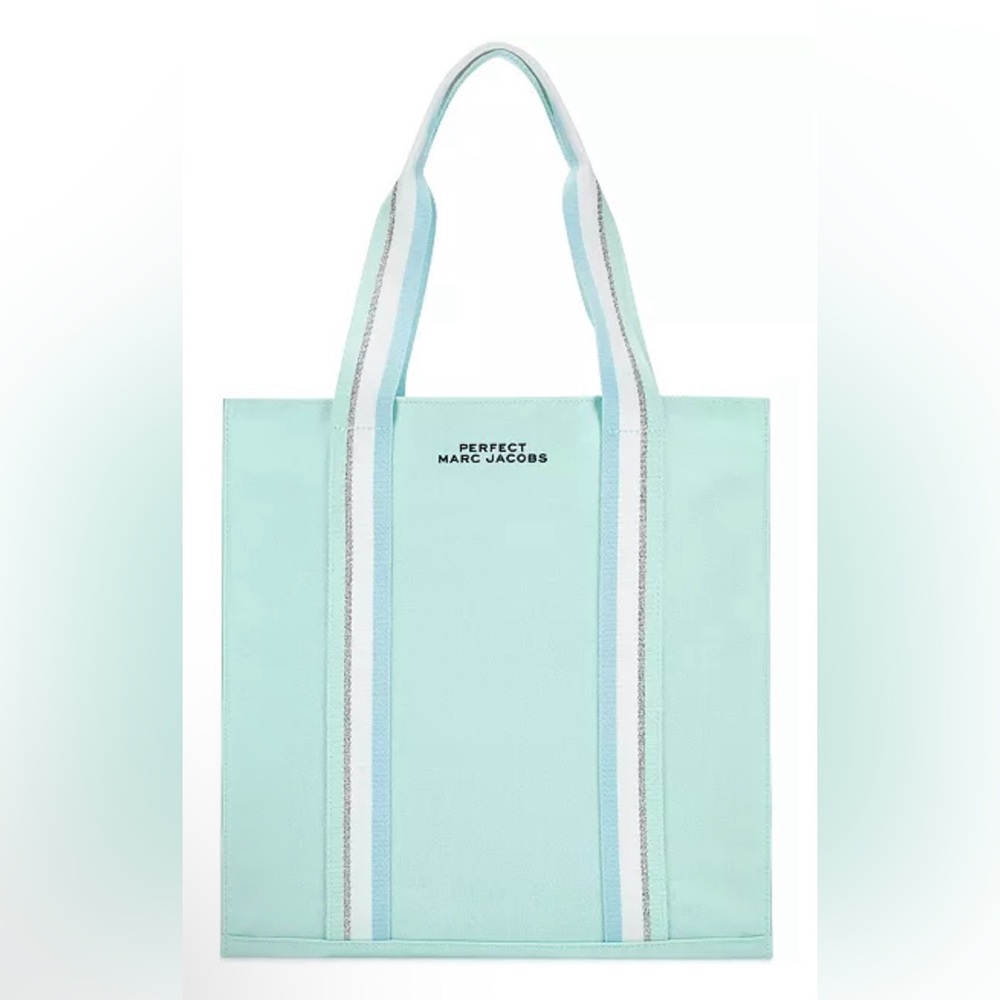 Marc Jacobs NWT Perfect Tote Bag Canvas Shopper Travel Beach Handbag